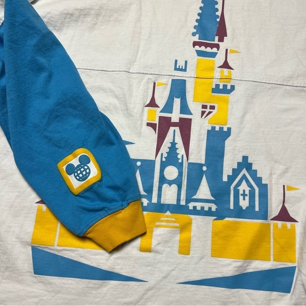 WDW Walt Disney World Vault 50th Anniversary Spirit Jersey Castle Large - Picture 3 of 6